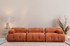 Sofa s 3 sjedala Petite 3 - Narančasta
