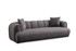 Sofa s 3 sjedala Puffy 3 Obična - Antracit