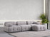Kutna sofa Petite 3 - Svijetlosiva Kutna sofa Petite 3 - Svijetlosiva