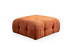Kutna sofa Amaris 2 sjedala s torbicom - narančasta
