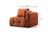Kutna sofa Amaris 2 sjedala s torbicom - narančasta