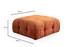 Kutna sofa Amaris 2 sjedala s torbicom - narančasta