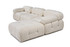Kutna sofa Mjehurićasto bež L1-O1-1R-PUF