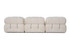 Kutna sofa Mjehurićasto bež L1-O1-1R-PUF