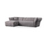 Kutna sofa Bokserice lijevo - svijetlo sive