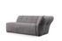 Kutna sofa Bokserice lijevo - svijetlo sive