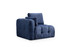 Sofa s 3 sjedala Amaris trosjed - tamnoplava boja