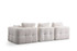 Sofa s 3 sjedala Amaris 3 sjedala - bijela