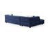 Kutna sofa Boston Left - Noćno plava