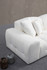 Kutna sofa Pescara kut desno (L2-Chl) - bijela