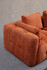 Kutna sofa Amaris 3 sjedala s torbicom - narančasta