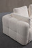 Kutna sofa Amaris trosjed s pufom - bijeli