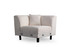 Kutna sofa Jaguar kut L2-C-2R - Bijeli Kutna sofa Jaguar kut L2-C-2R - Bijeli