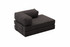 Sofa s 2 sjedala Udobnost - Antracit v2