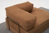 Sofa s 2 sjedala Udobnost - Smeđa v2