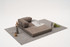 Sofa s 2 sjedala Udobnost - Siva v2