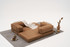Sofa s 3 sjedala Udobnost - Smeđa v2