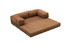 Sofa s 3 sjedala Udobnost - Smeđa v2