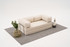 Sofa s 3 sjedala Comfort - krema v2