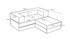 Kutna sofa Comfort Mini - Antracit