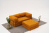 Kutna sofa Comfort Mini - Narančasta