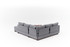 Kutna sofa na razvlačenje Ali Left - Grey