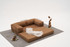 Kutna sofa Udobnost - Smeđa
