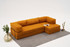 Kutna sofa Udobnost - narančasta
