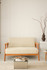 Sofa s 2 sjedala Nika - Bijela
