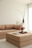 Kutna sofa na razvlačenje Kutak - Smeđi - v1
