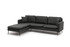 Kutna sofa Reya - Tamno siva