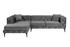 Kutna sofa Como Eco lijevi - antracit, crni
