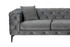 Kutna sofa Como Eco Desno - Antracit, Crna