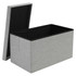 Sivi puf  od tkanine 60x30x30 cm Ruhhy 25996