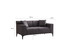 Sofa s 2 sjedala Nova Petra 2 - Antracit Sofa s 2 sjedala Nova Petra 2 - Antracit