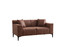 Sofa s 2 sjedala Nova Petra 2 - Konjak