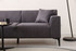 Kutna sofa Novi kutak Petre L - antracit