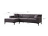 Kutna sofa Novi kutak Petre L - antracit