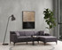 Kutna sofa Novi kutak Petre R - antracit