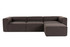 Kutna sofa Fora - Tamnosmeđa