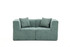 Sofa s 2 sjedala Raks - Zelena Sofa s 2 sjedala Raks - Zelena