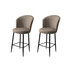 Set barskih stolica (2 komada) Alte - Cappuccino, crna