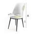 Set stolica (4 komada) Dexa - Fume, crna