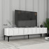 TV komoda Lyon 42 - bijela, crna