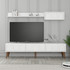 TV komoda Lyon 2 - bijela, orah