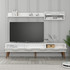 TV komoda Lyon 2 - bijela, orah