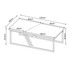 Set stolića za kavu Verona P0024623 - Bijeli