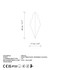 Zidna lampa Strelica - 15173