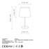 Set stolnih lampi (2 komada) Abajur - 5104 - Set