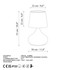 Stolna lampa Žarulja - 15462